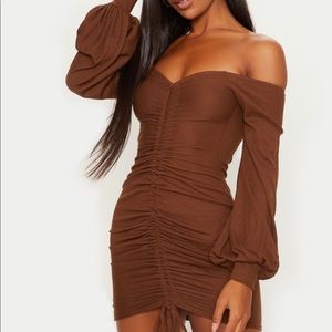 Pretty Little Something Ruched Drawstring Dress